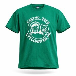 Eskimo Joe’s Stillwater, OK Hanes Unisex Teal Green TShirt Size Large